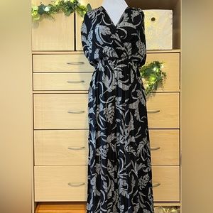 Black Mahina style floral jumpsuit Final Touch